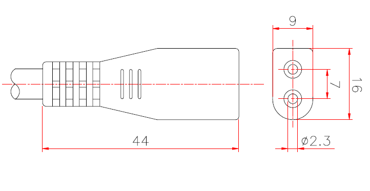 IEC-60320-C1 (S205D)