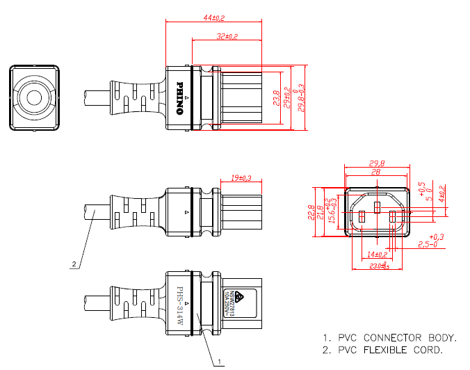 IEC-60320-C13 (S314W)