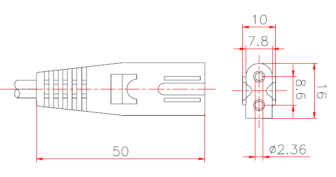 IEC-60320-C7 (S205V)