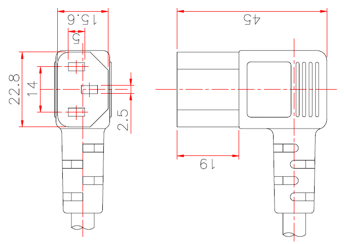 JIS-C8303-C13 (S301RR)