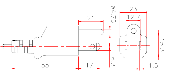 NEMA-5-15P (P301A)