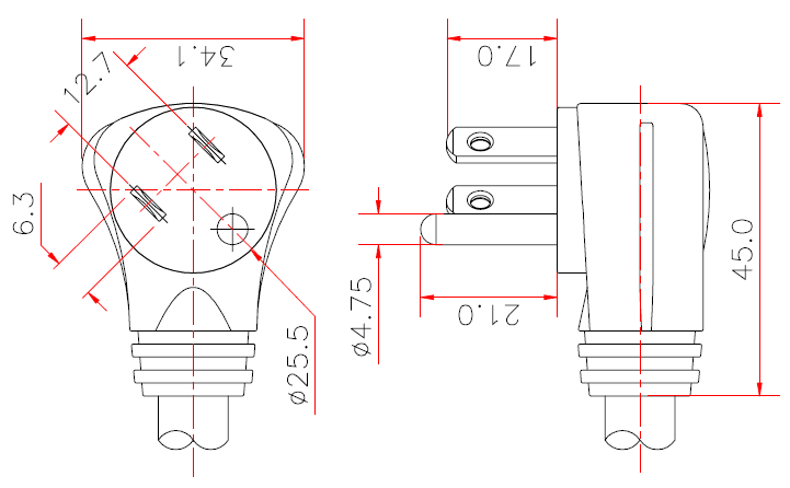 NEMA-5-15P (P342R2)