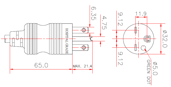 NEMA-6-15P-Hospital (P352)