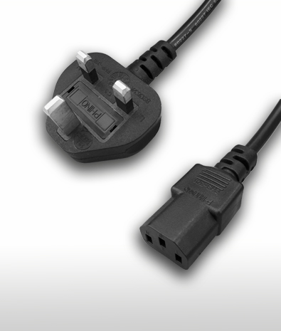 Saudi Arabia SASO 2203 Angle Plug To IEC 60320 C13 Connector