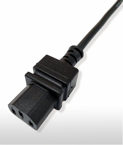 Australia C13 3-Pole Straight AC Connector, 10A 250V