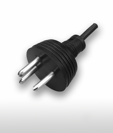 Denmark 3-Pin Wire Grounding, Straight AC Plug,13A 250V