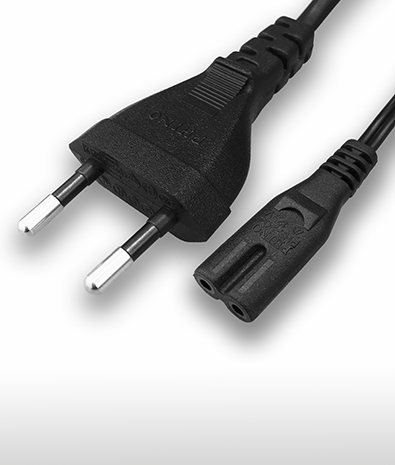 Denmark 2PIN Plug TO C7 AC Power Cord Set 2.5A 250V