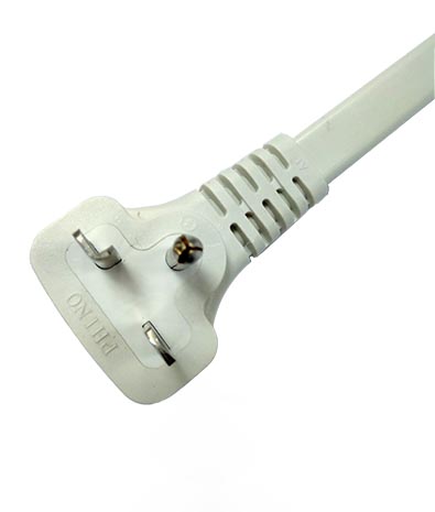 Japan 3-Pin Wire Grounding, Angle Type AC Plug, 20A 250V