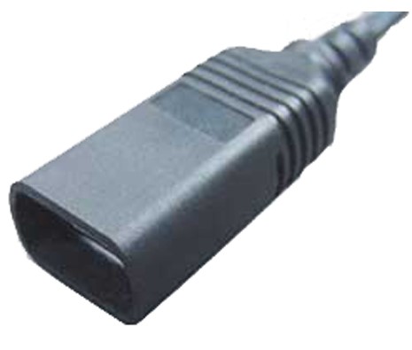 Japan JIS C8303 2-Pin Straight AC Connector,7~12A 125V