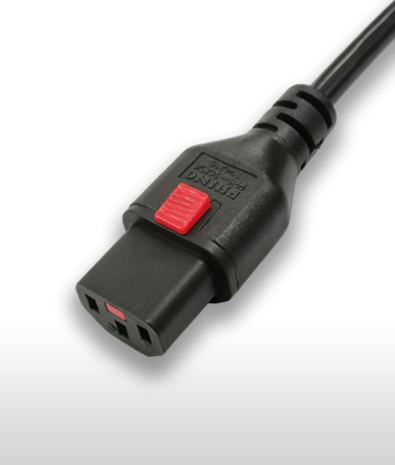 USA 3-Pin Straight AC Connector, 10A/12A/13A/15A 125V