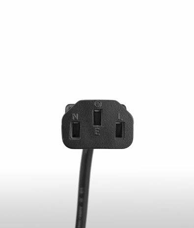 意大利 2PIN接地彎頭 TO C13 AC電源線組Cord Set 10A 250V