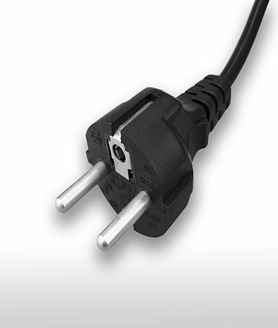 德國 2PIN接地直頭 TO C5 AC電源線組Cord set 2.5A 250V