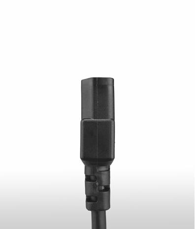 德國 IEC 60320 C13 AC電源線連接器,3芯直式 10A 250V