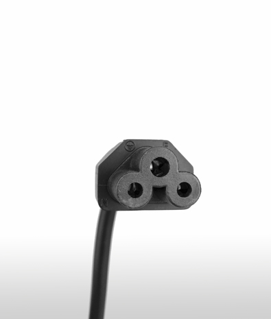 美國 UL498 C5 AC電源線連接器,3芯直式 10A 125V