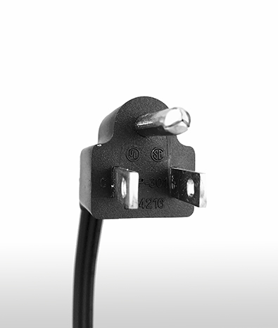 美國 NEMA 5-15P 直式 AC插頭3PIN 接地, 15A 125V