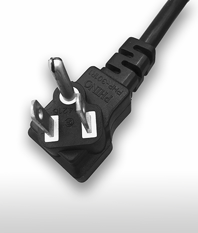 美國 NEMA 5-15P 彎式 AC插頭3PIN 接地, 15A 125V
