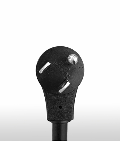 美國 NEMA 5-15P 彎式 AC插頭3PIN 接地, 15A 125V