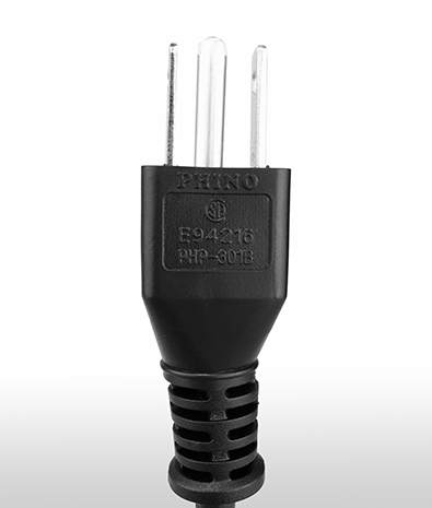 加拿大 直式 AC插頭3PIN 接地, 15A 125V