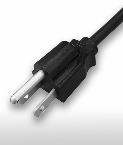 臺灣 彎式 AC插頭3PIN 接地, 15A 125V