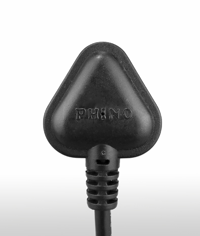 印度 彎式 AC插頭 3PIN 接地, 10A 250V