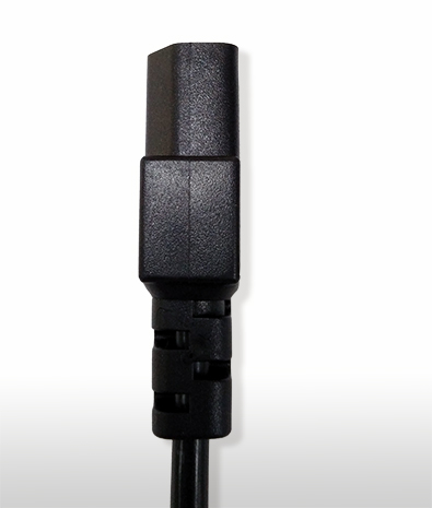 日規 C17 AC電源線連接器,2芯直式,12A/15A 125V